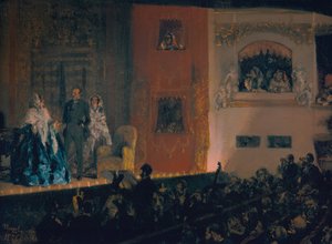 Théâtre du Gymnase in Parijs, 1856
