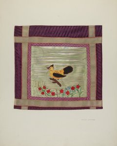 Applique deken detail, 1941