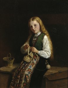 Kleine Synneave door Adolph Tidemand