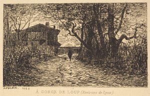 Een kloof bij Loup door Adolphe Appian