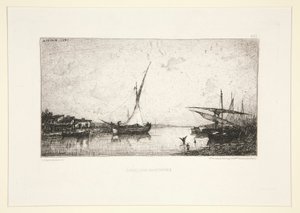 Kanaal bij Martigues door Adolphe Appian