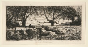 Omgeving van Rix (Ain) door Adolphe Appian