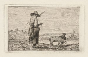 Herderin door Adolphe Appian
