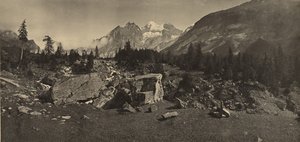 [Alpenlandschap]. door Adolphe Braun