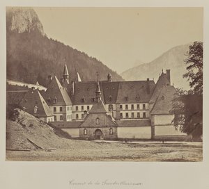 Klooster van Grande-Chartreuse. door Adolphe Braun
