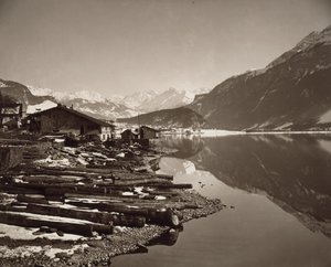 Brienzmeer door Adolphe Braun