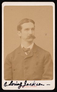 Portret van Charles Loring Jackson 1847-1935, circa 1887 door Adolphe Braun