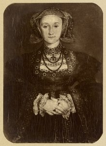 [De vrouw van Hendrik VIII door Hans Holbein, Musée du Louvre] door Adolphe Braun