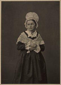 Vrouw in Lorraine-kleding, ca. 1860s-70s
