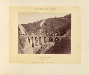 Gotthardspoorweg: Viaduct van Piantorino (na voltooiing)