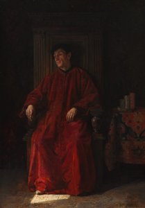 Rechter in Rode Toga, ca. 1890 door Adolphe Charles Edouard Steinheil