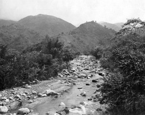 De Wag-Rivier, Castleton, Jamaica, c1905