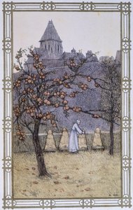Het leven van bijen: het werk van de imker - tekening door A. Giraudon door Adolphe Giraudon