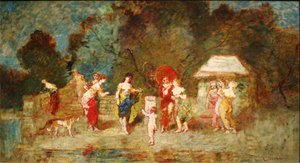Scène in een park II, c.1870