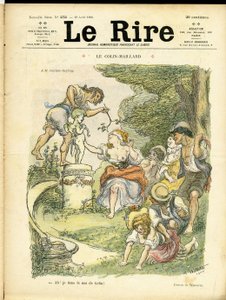 Illustratie van Adolphe dit Willette voor de omslag van Le Rire