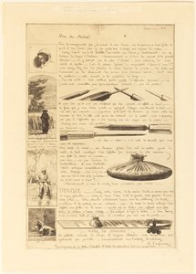 Brief over de Elementen van het Etsen, Pagina 1 door Adolphe Martial Potemont