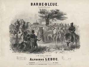 Alphonse Leduc - Blauwbaard, historische quadrille