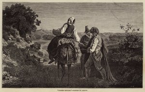 Spaanse Bedelaars door Adolphe Pierre Leleux