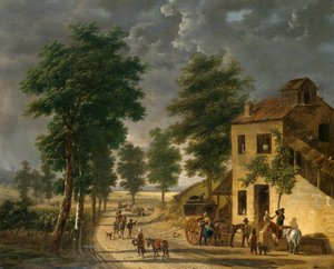 De Coeur Volant Coaching Inn in Louveciennes, 1867