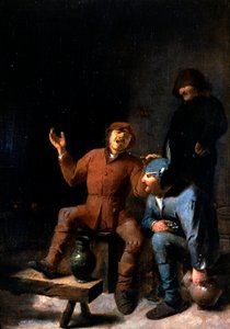 Frans: La Chanson à boire Zangers door Adriaen Brouwer