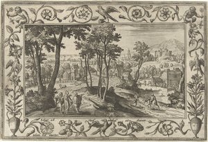 Emmaüsgangers door Adriaen Collaert