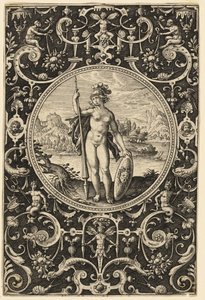 Minerva door Adriaen Collaert