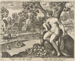 Zomer door Adriaen Collaert