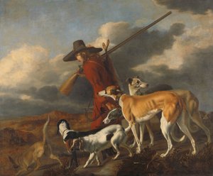 De jager door Adriaen Cornelisz Beeldemaker