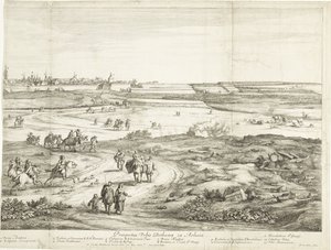 Gezicht op Bethune (rechterblad)