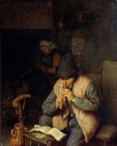 Een Fluitist, c1660 door Adriaen Jansz. van Ostade