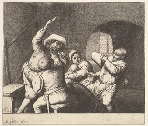 De Messteek, 1610-85 door Adriaen Jansz. van Ostade