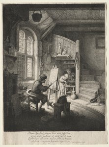 Het atelier van de schilder