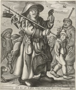 Muizenvanger door Adriaen Matham