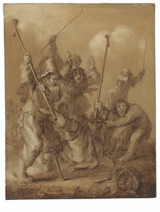Al-Arm door Adriaen Pietersz van de Venne