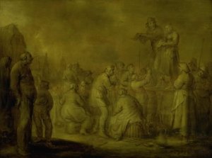 Straatzangers door Adriaen Pietersz. van de Venne