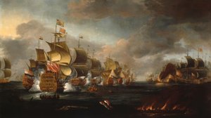 Engels-Nederlandse Zeeslagen 1665-67 en 1672-74 door Adriaen van Diest