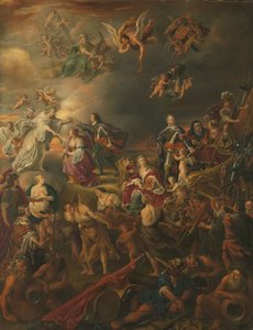 Allegorie van de vrede onder stadhouder Willem II door Adriaen van Nieulandt (I)