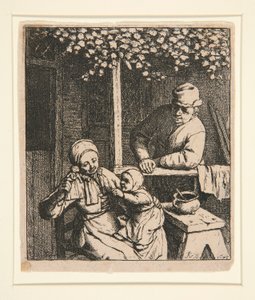 De gewenste pop door Adriaen van Ostade
