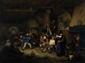 Boeren Dansen in een Herberg