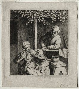 De Pop door Adriaen van Ostade