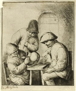 De lege kruik door Adriaen van Ostade