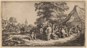 De Kermis door Adriaen van Ostade