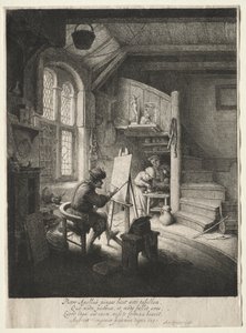 Het atelier van de schilder