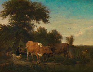 Landschap door Adriaen van de Velde