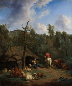 De Hut, 1671 door Adriaen van de Velde