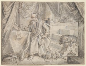 Studie voor door Adriaen van de Venne