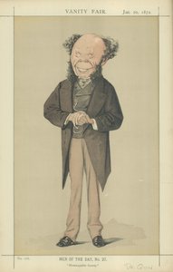 Dr. Frederick Quin (kleurenlitho) door Adriano Cecioni