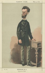 Koning Amadeus van Spanje door Adriano Cecioni