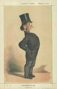 Mr John Francis Maguire (kleurenlitho) door Adriano Cecioni