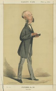 De geachte George Glyn (kleurenlitho)